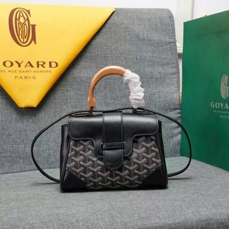 Goyard Black Saigon soft souple bag GYD00158