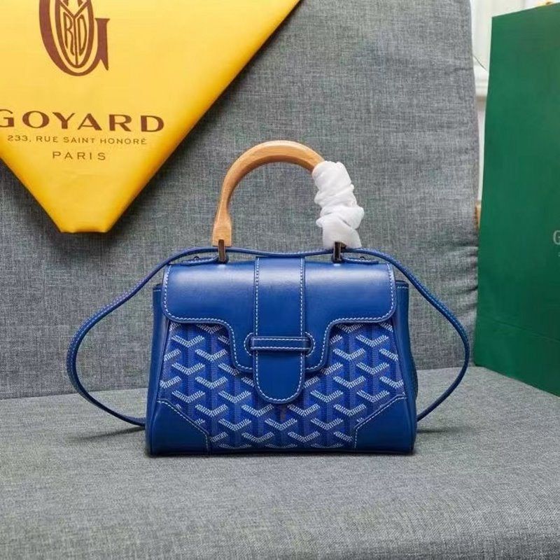 Goyard Blue Saigon soft souple bag GYD00162