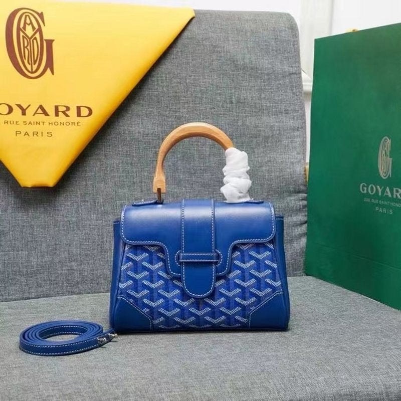 Goyard Blue Saigon soft souple bag GYD00162