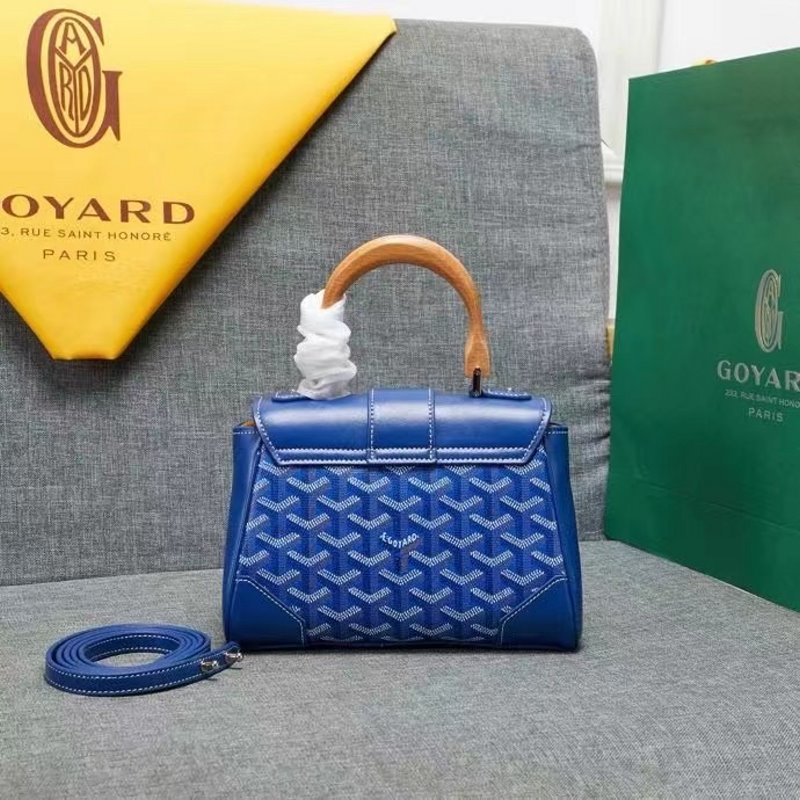 Goyard Blue Saigon soft souple bag GYD00162