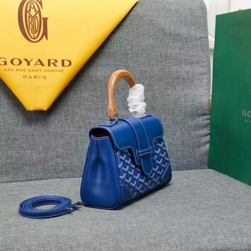 Goyard Blue Saigon soft souple bag GYD00162