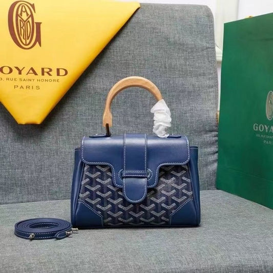 Goyard Blue Saigon soft souple bag GYD00166