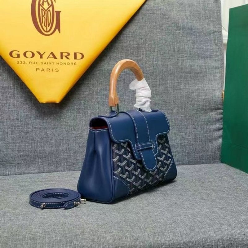 Goyard Blue Saigon soft souple bag GYD00166