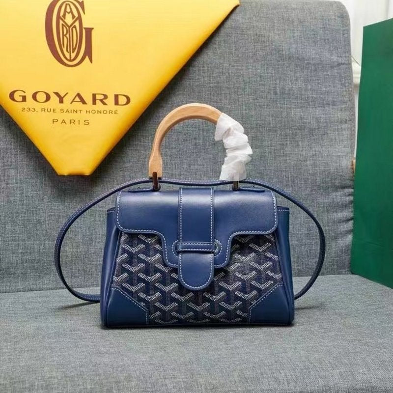 Goyard Blue Saigon soft souple bag GYD00166