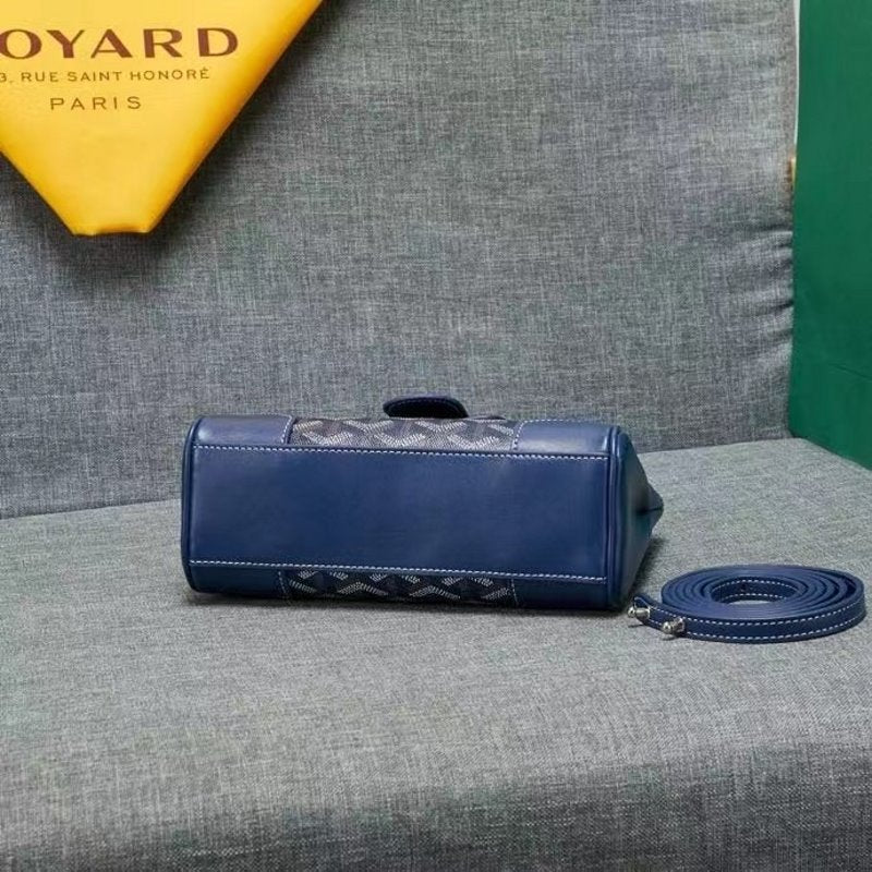 Goyard Blue Saigon soft souple bag GYD00166