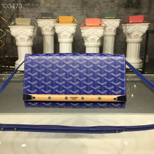 Goyard Blue Satchel Bag GYD00189