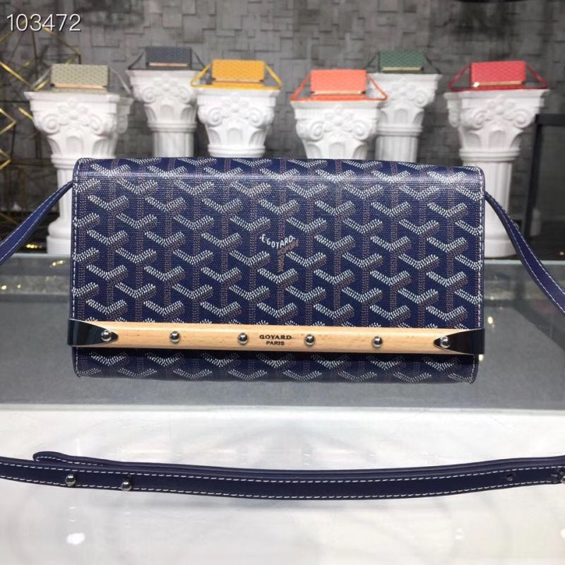 Goyard Blue Satchel Bag GYD00191