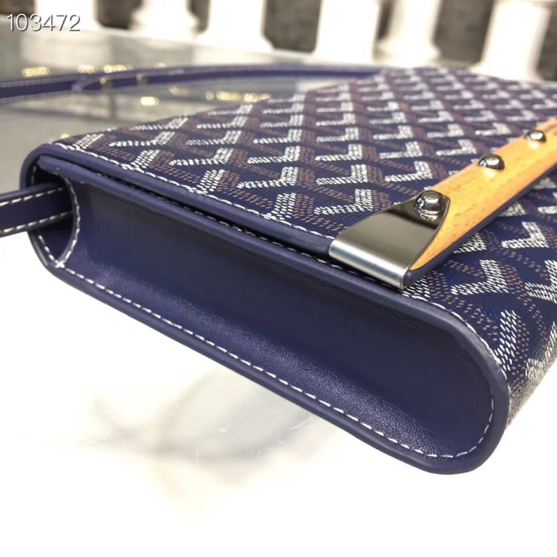 Goyard Blue Satchel Bag GYD00191