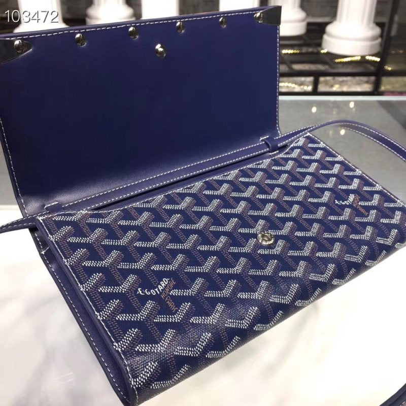 Goyard Blue Satchel Bag GYD00191