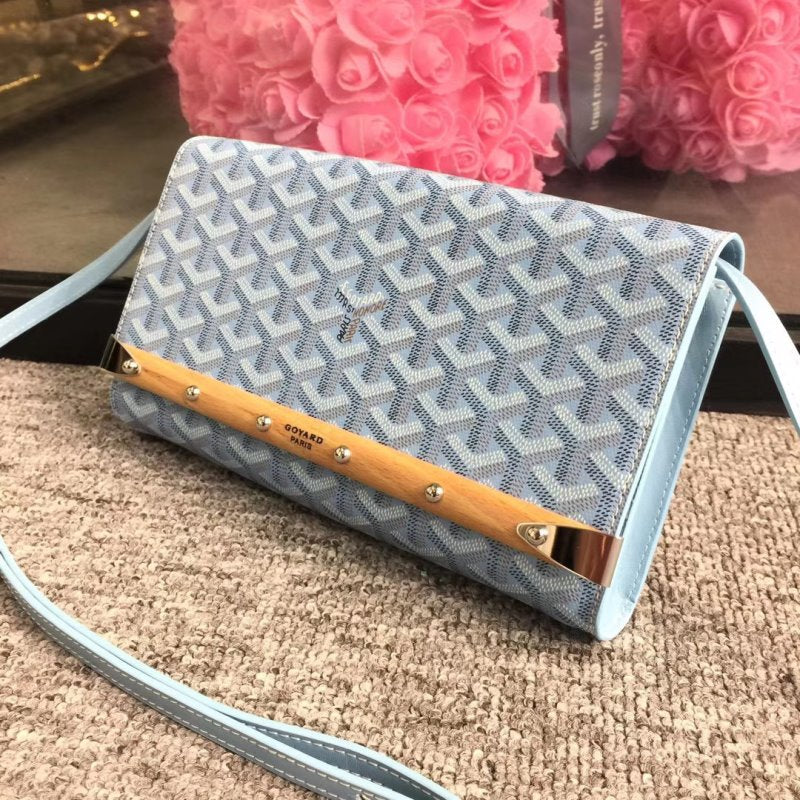 Goyard Blue Satchel Bag GYD00193