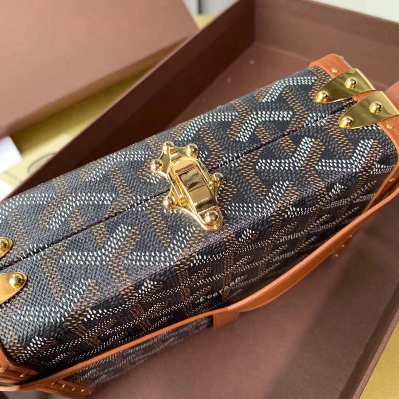 Goyard Brown Box Bag GYD00179