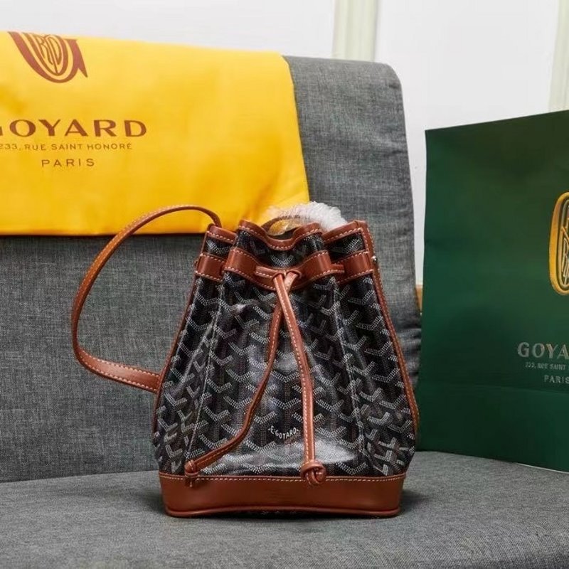 Goyard Brown Bucket Bag GYD00198