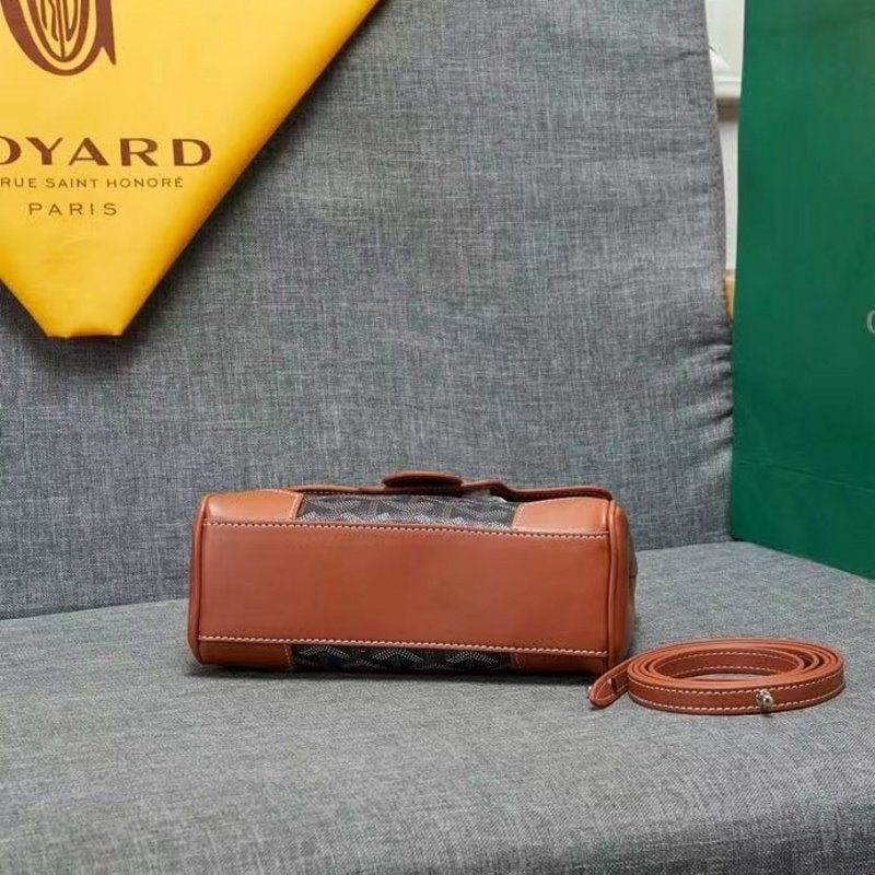 Goyard Brown Saigon soft souple bag GYD00169