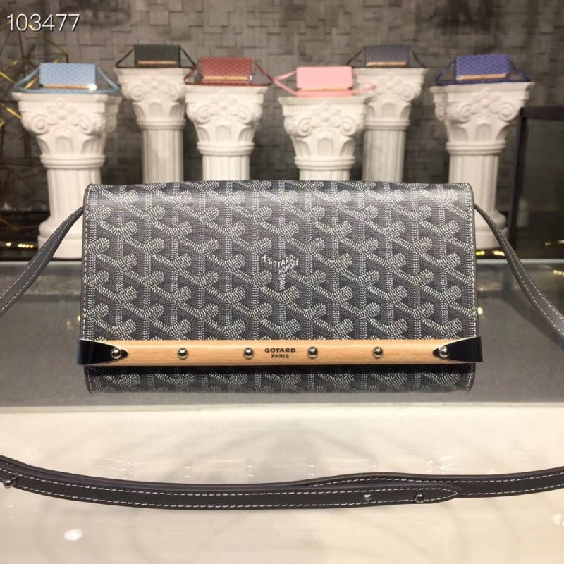 Goyard Gray Satchel Bag GYD00186