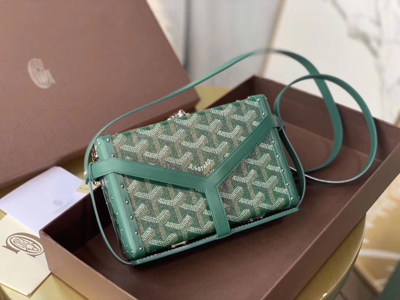 Goyard Green Box Bag GYD00177