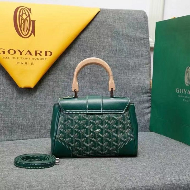 Goyard Green Saigon soft souple bag GYD00163