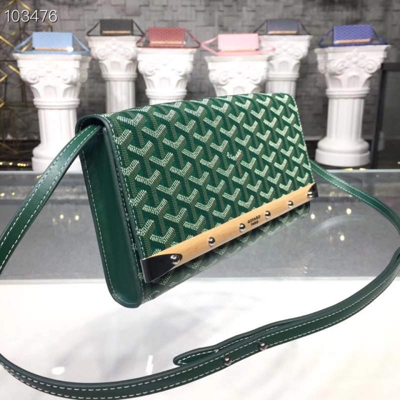 Goyard Green Satchel Bag GYD00187