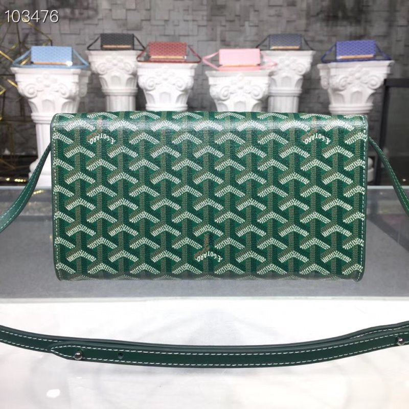 Goyard Green Satchel Bag GYD00187