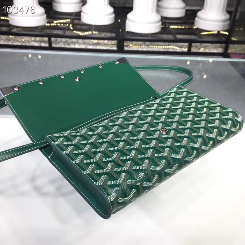 Goyard Green Satchel Bag GYD00187