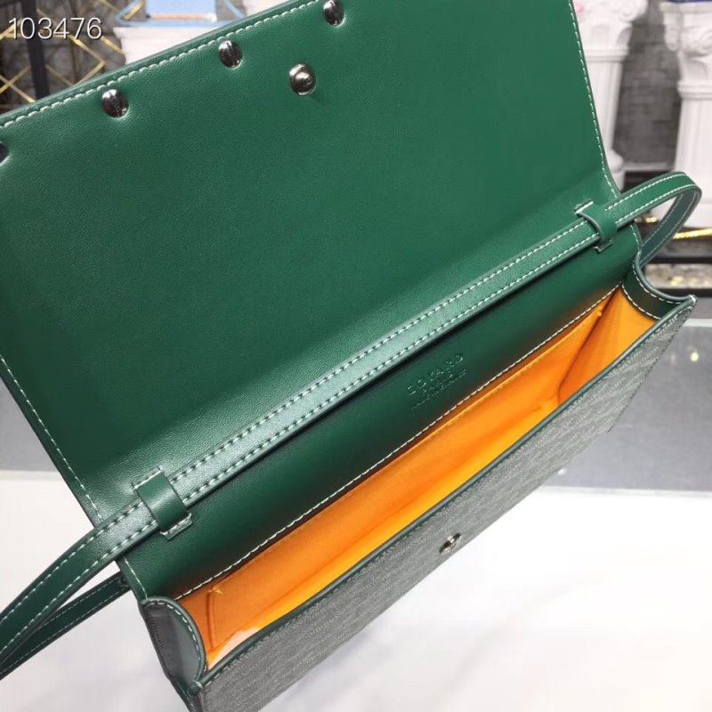 Goyard Green Satchel Bag GYD00187