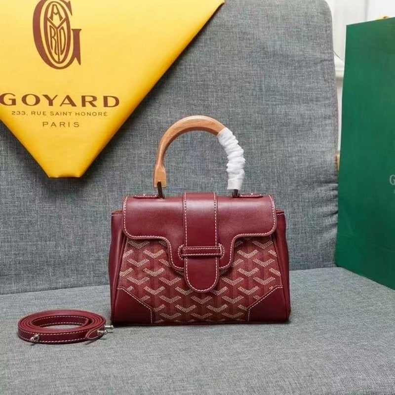 Goyard Maroon Saigon soft souple bag GYD00161