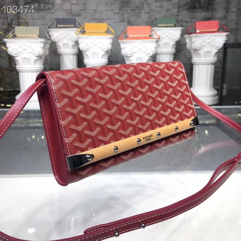 Goyard Maroon Satchel Bag GYD00190