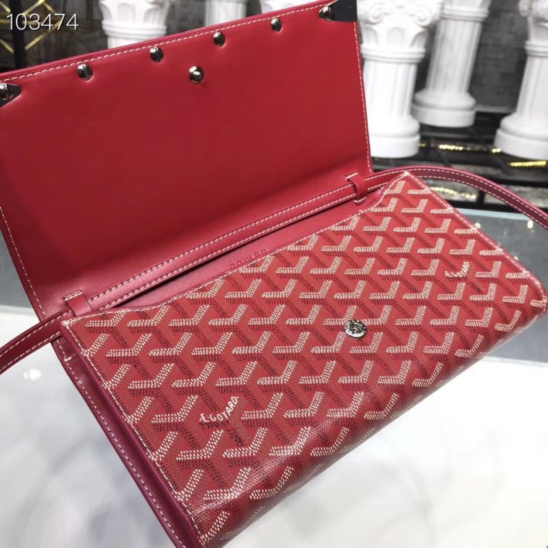 Goyard Maroon Satchel Bag GYD00190