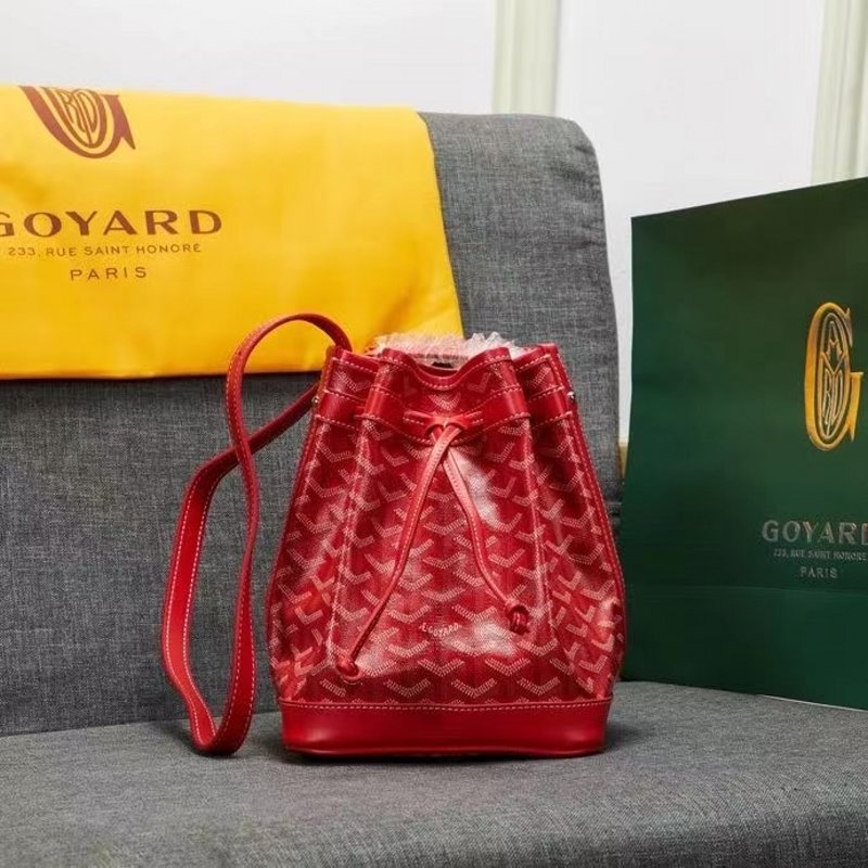 Goyard Red Bucket Bag GYD00205