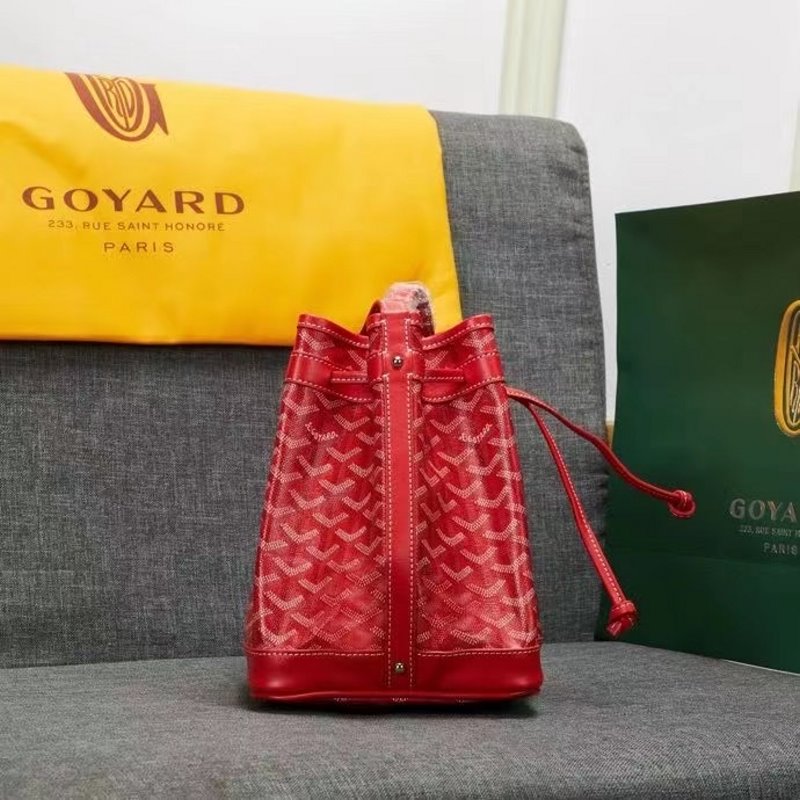 Goyard Red Bucket Bag GYD00205