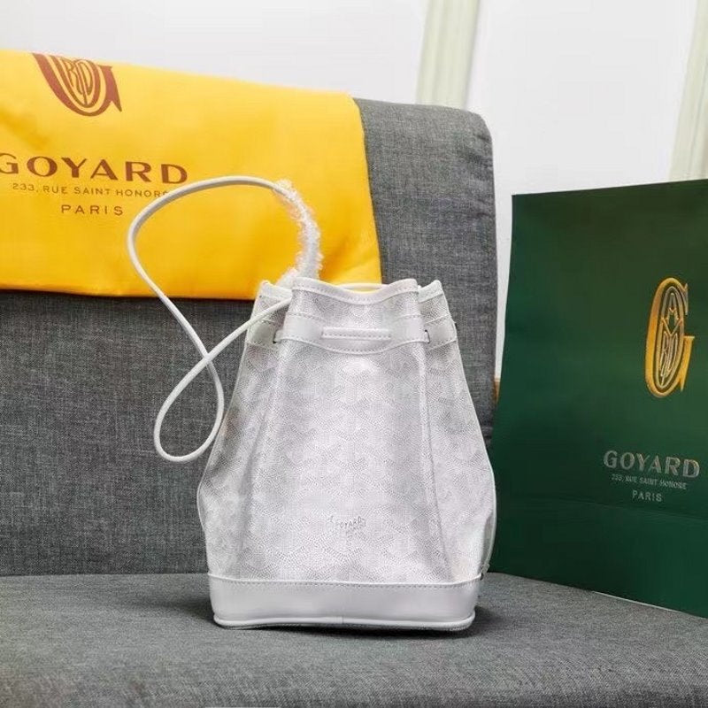 Goyard White Bucket Bag GYD00199