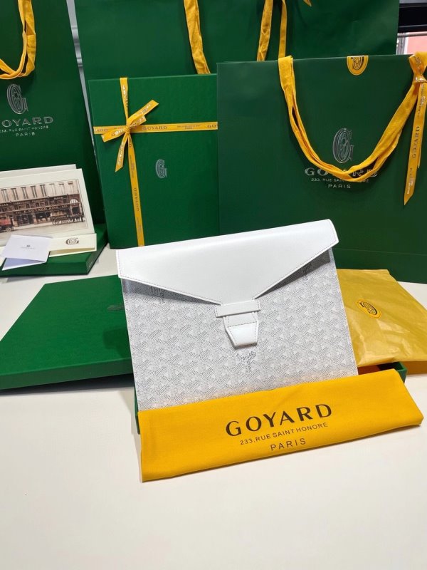 Goyard White Camond Hand Bag GYD00176