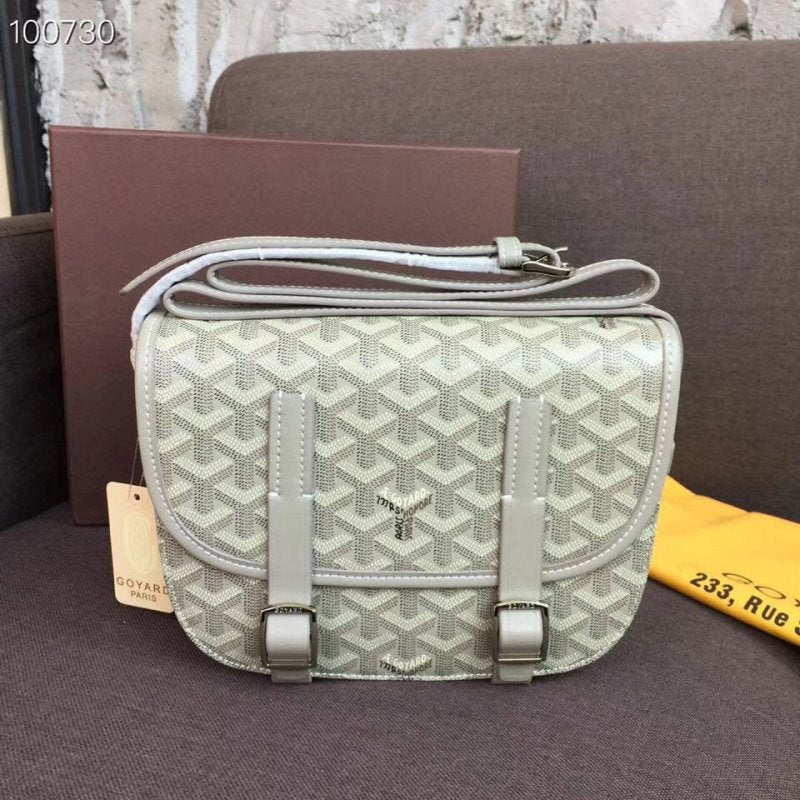 Goyard White Mailman Bag GYD00218