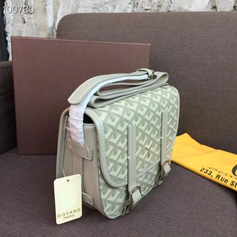 Goyard White Mailman Bag GYD00218