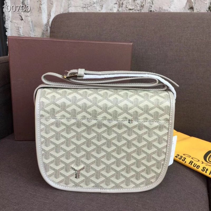 Goyard White Mailman Bag GYD00218