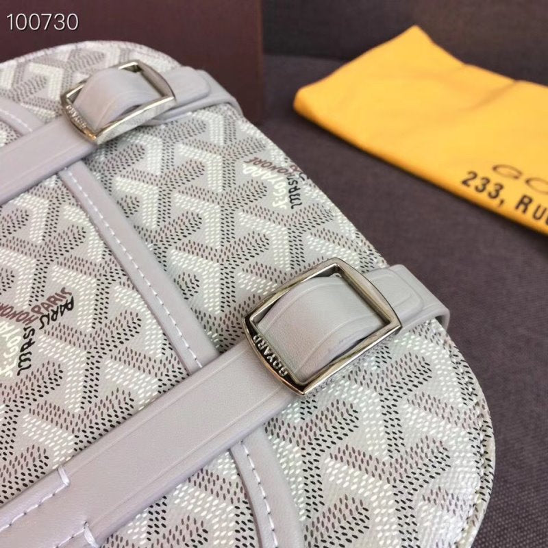 Goyard White Mailman Bag GYD00218