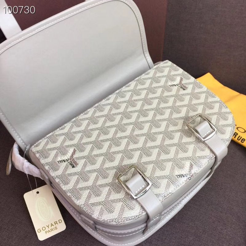 Goyard White Mailman Bag GYD00218