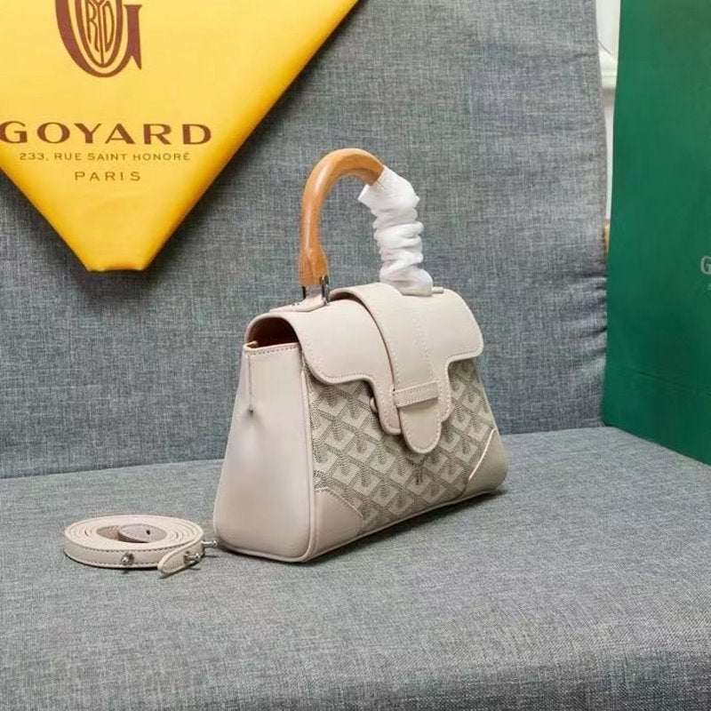 Goyard White Saigon soft souple bag GYD00160