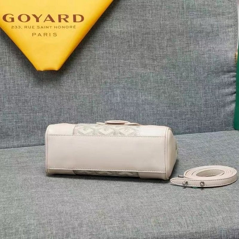 Goyard White Saigon soft souple bag GYD00160