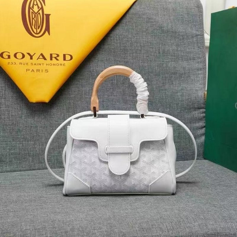 Goyard White Saigon soft souple bag GYD00168