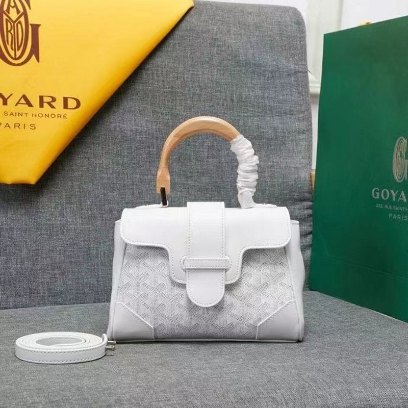 Goyard White Saigon soft souple bag GYD00168