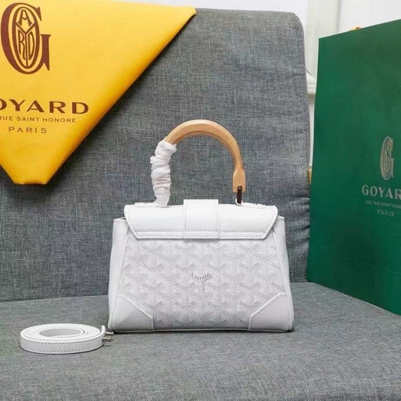 Goyard White Saigon soft souple bag GYD00168