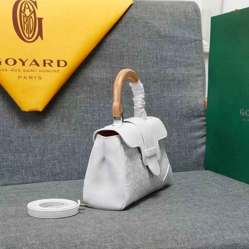 Goyard White Saigon soft souple bag GYD00168