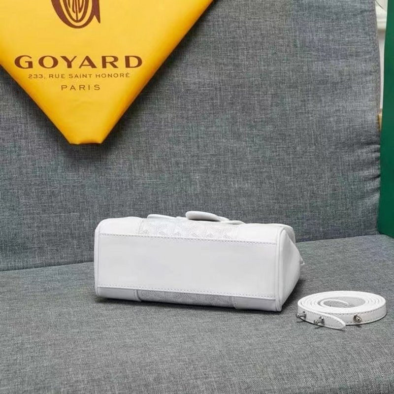 Goyard White Saigon soft souple bag GYD00168