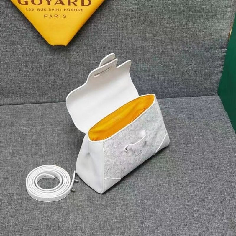 Goyard White Saigon soft souple bag GYD00168