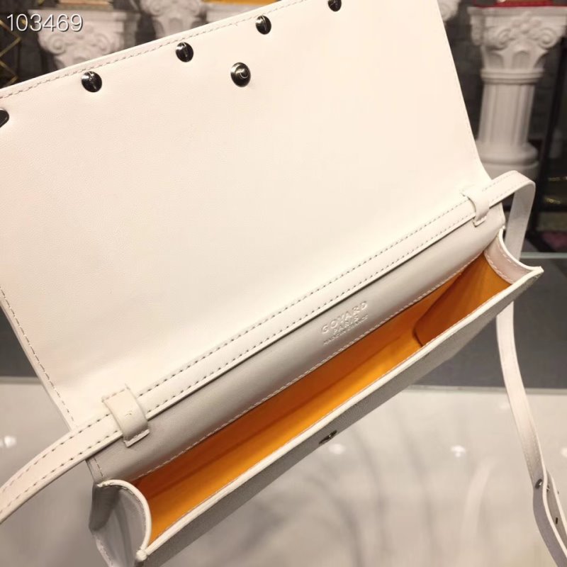 Goyard White Satchel Bag GYD00192