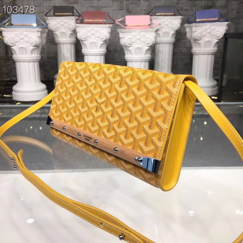 Goyard Yellow Satchel Bag GYD00185