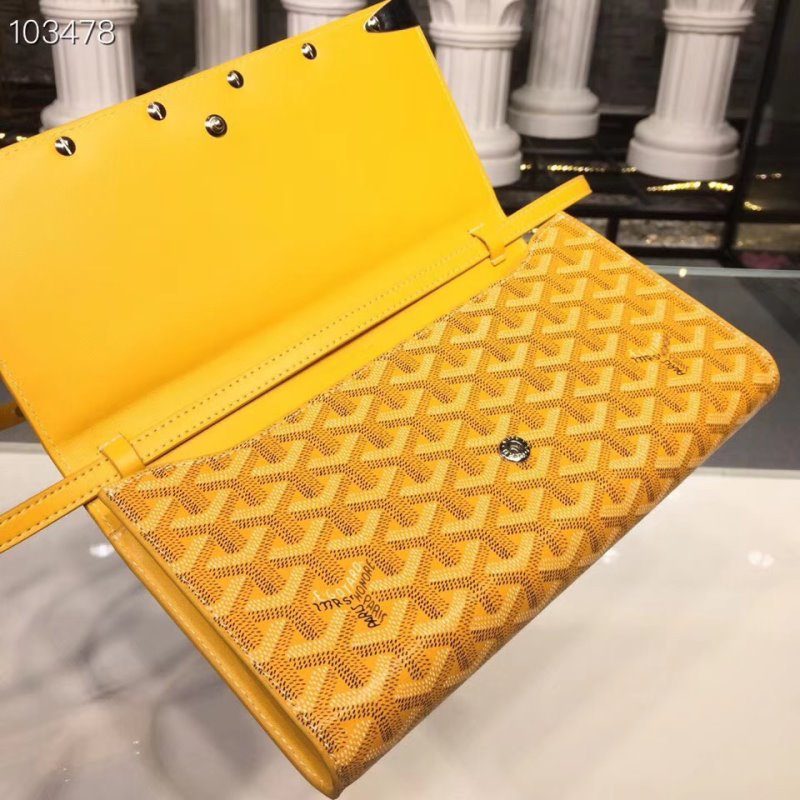 Goyard Yellow Satchel Bag GYD00185