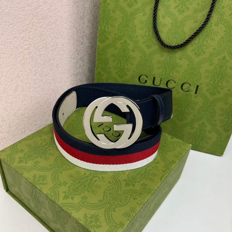 Gucci Leather Stiching Belt WB001055