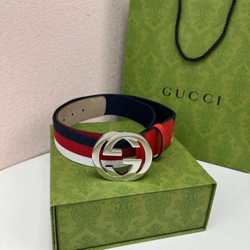 Gucci Leather Stiching Belt WB001056