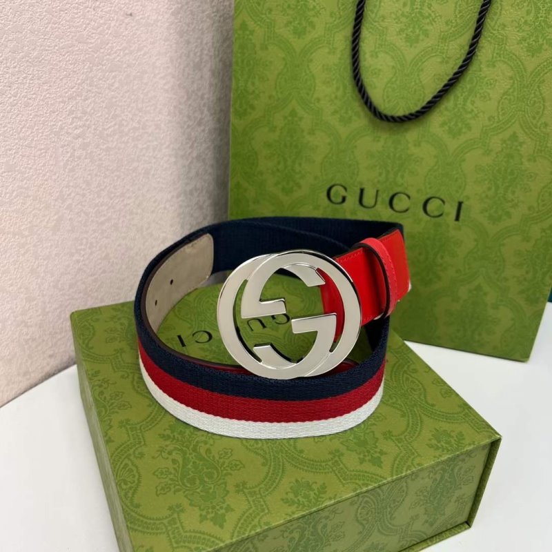 Gucci Leather Stiching Belt WB001056